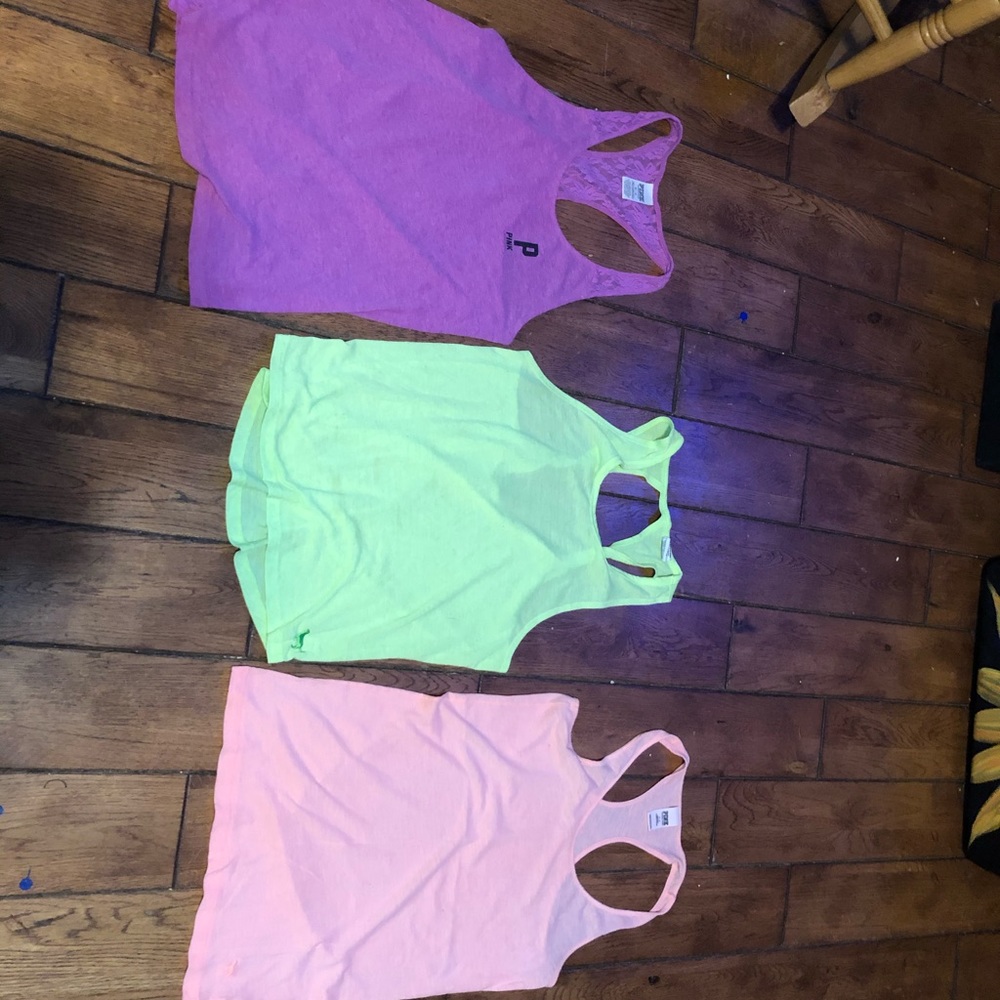 pink tank tops